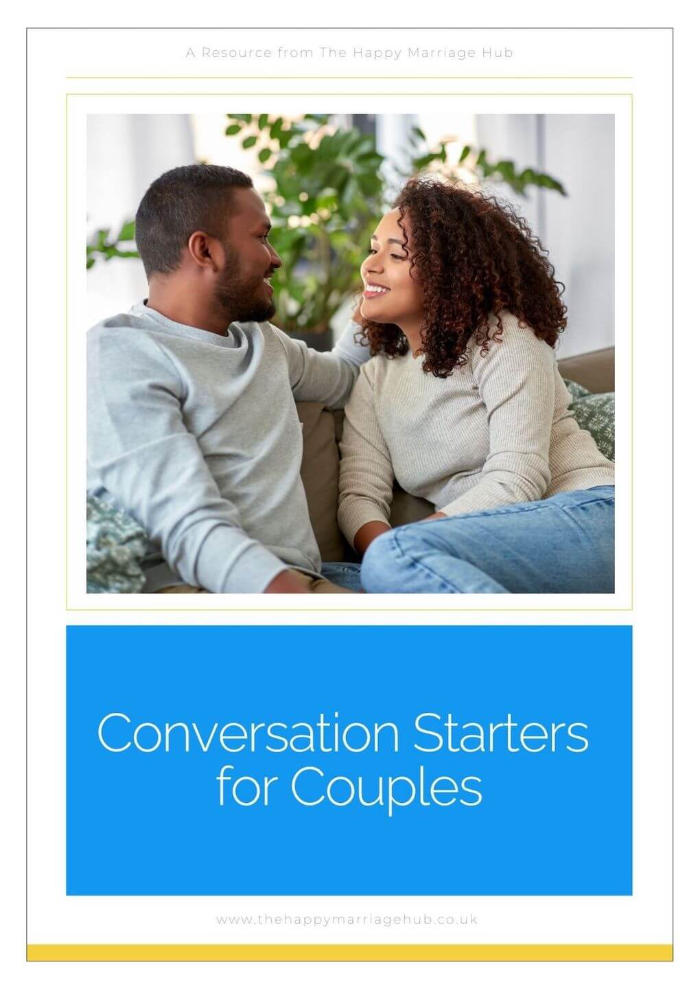 Illustration of the free resource Conversation Starters for Couples.