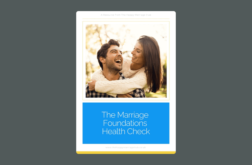 Illustration of the free resource Marriage Foundations Health Check