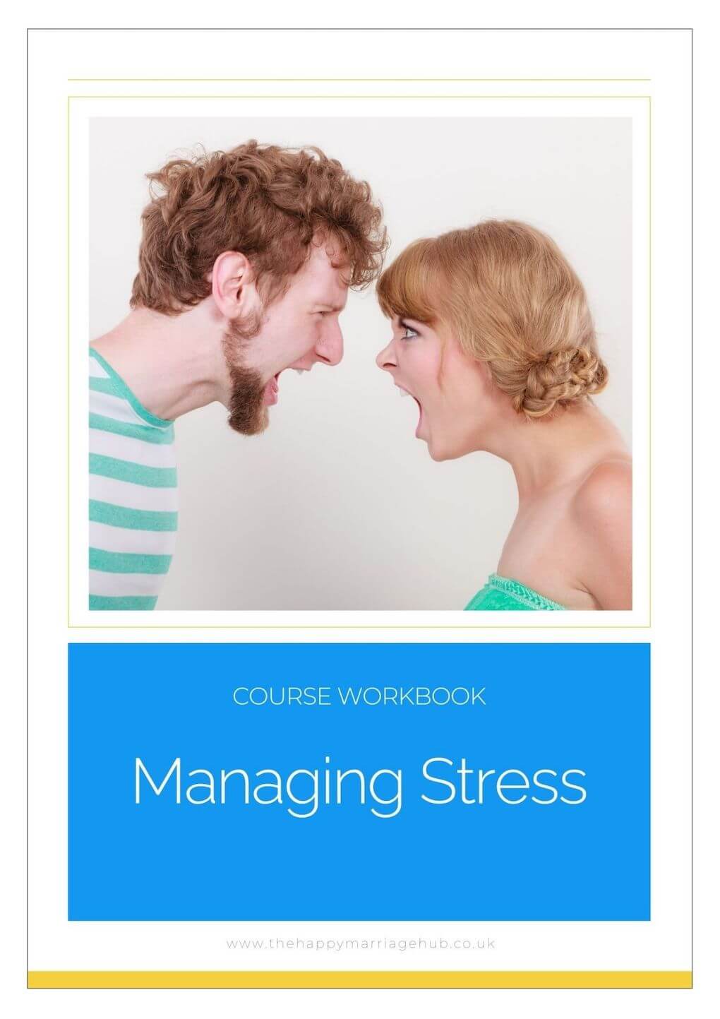 Illustration of the Managing Stress Workbook.